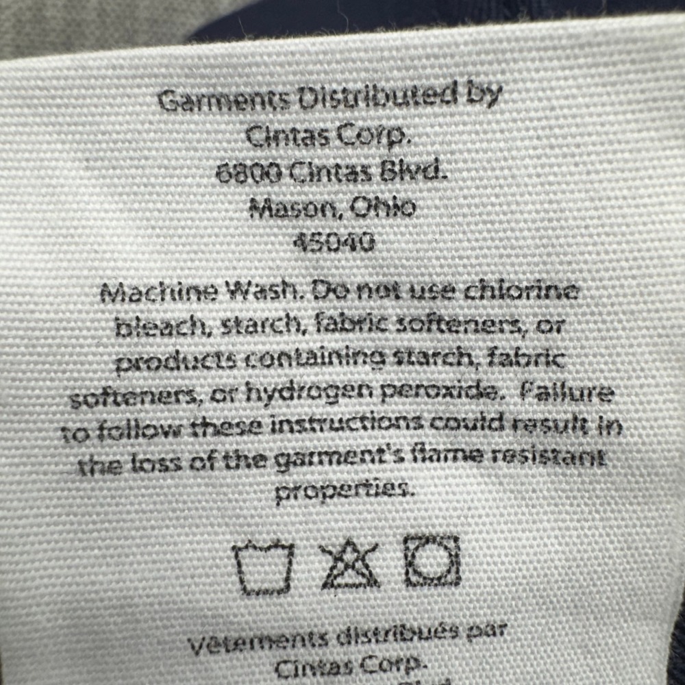 Carhartt FR Flame Resistant Navy Work Pants 36x32 NFPA 2112 CAT 2 GlenGuard 6.4 - Picture 8 of 16